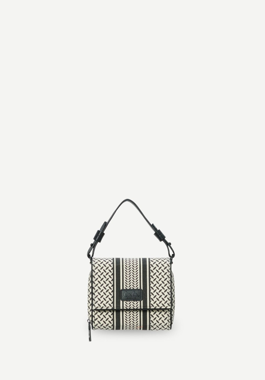 Frau Lala Berlin | Crossbody Migrid Heritage Stripe Black