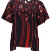 Frau Lala Berlin | Pre-Loved Top Zinnia Paisley-M Stretched Paisley Fire