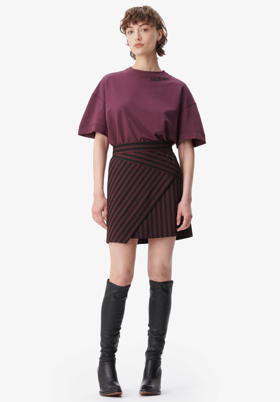 Frau Lala Berlin | Skirt Saki Stripe Fudge