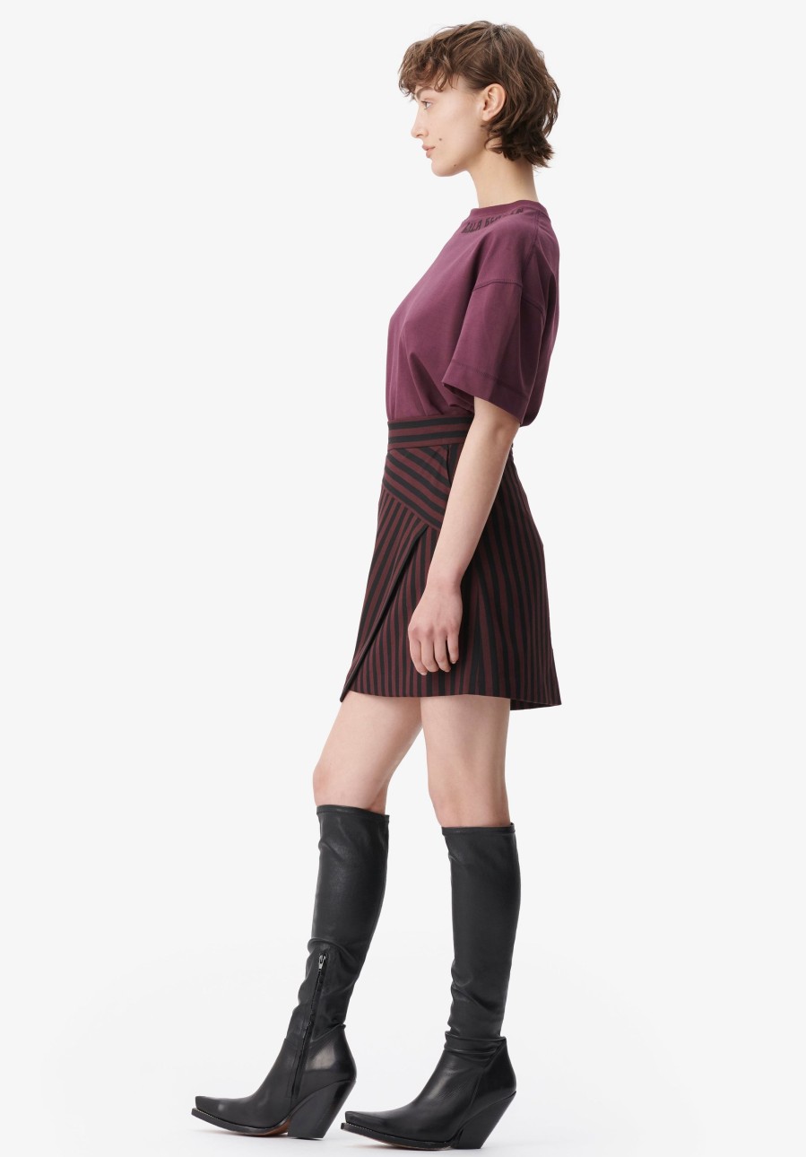 Frau Lala Berlin | Skirt Saki Stripe Fudge