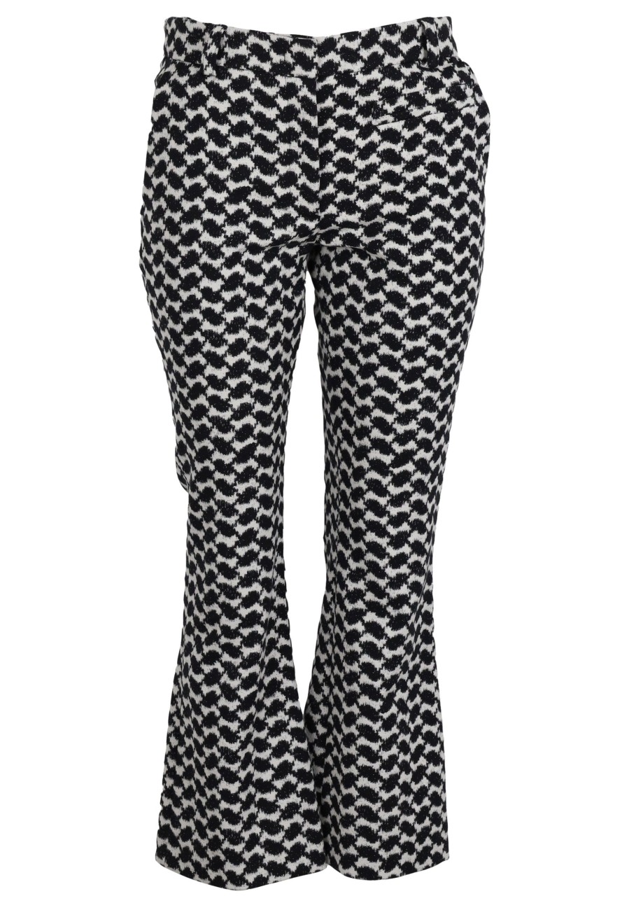 Frau Lala Berlin | Pre-Loved Pants Faisa-S Kufiya Jacquard B/W