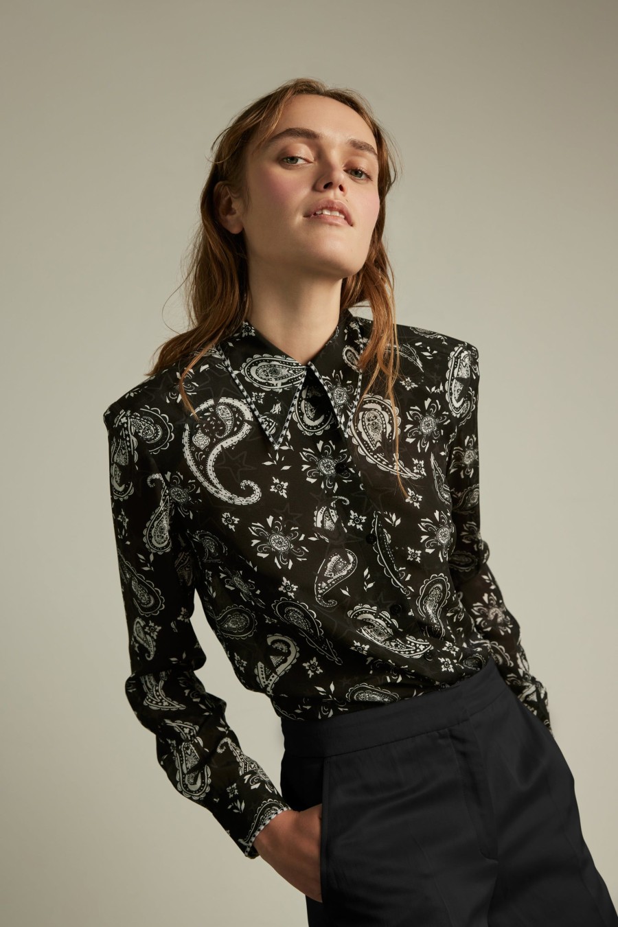 Frau Lala Berlin | Blouse Blix Paisley Stars