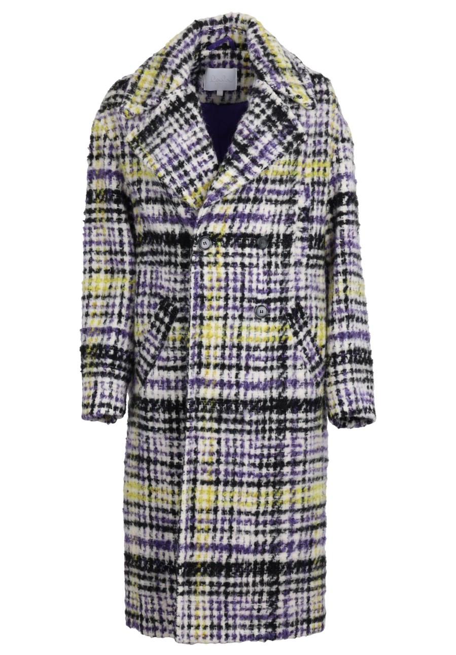 Frau Lala Berlin | Pre-Loved Coat Caio-S Boiled Purple Check