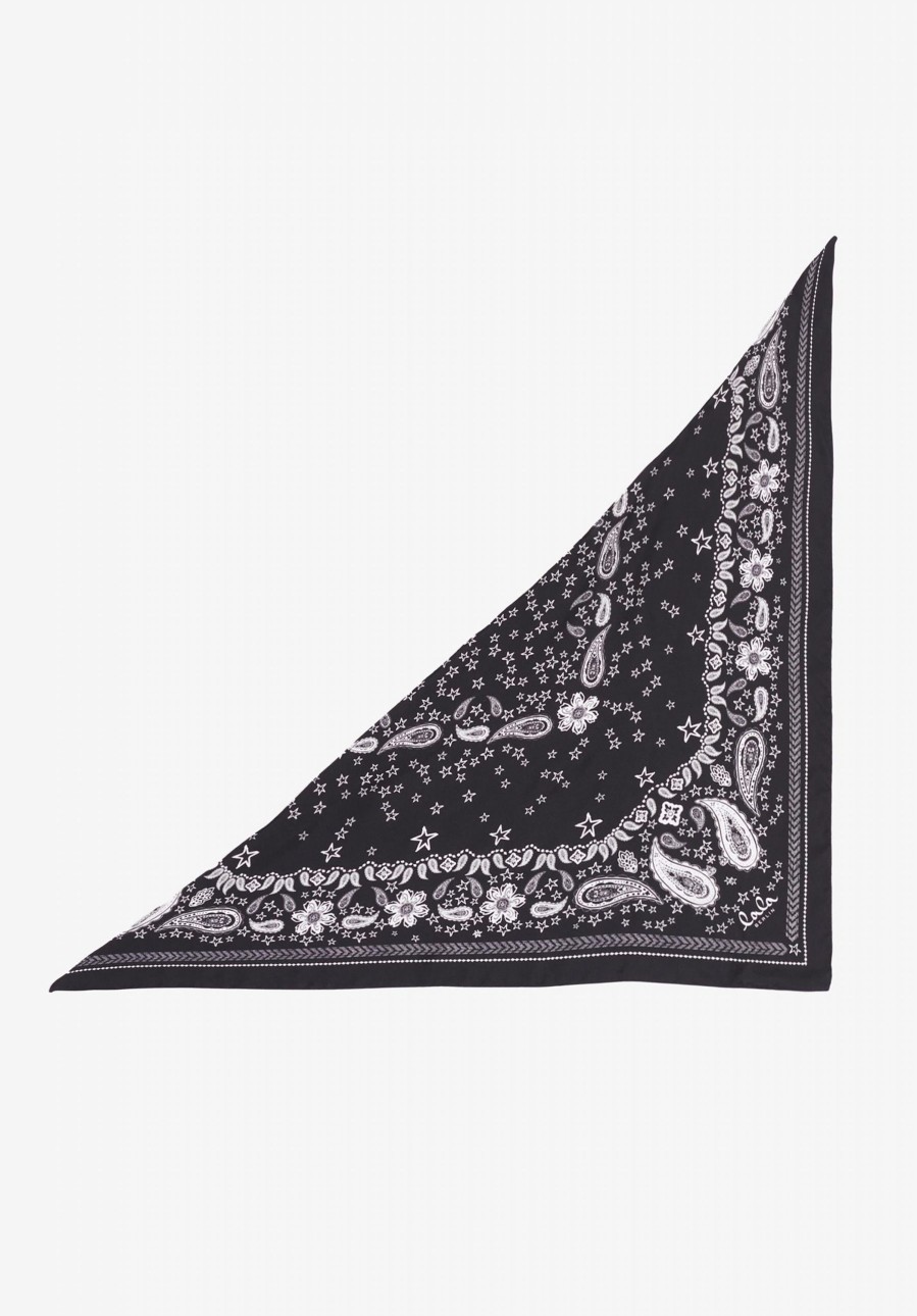 Frau Lala Berlin | Triangle Aina Paisley Stardust Black