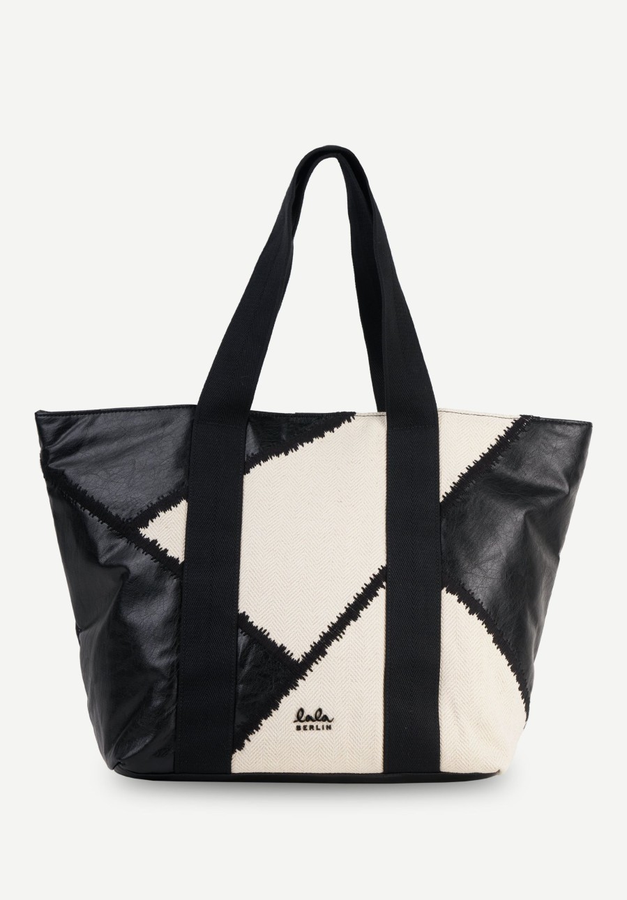 Frau Lala Berlin | East West Tote Malwe Dark Egret Black