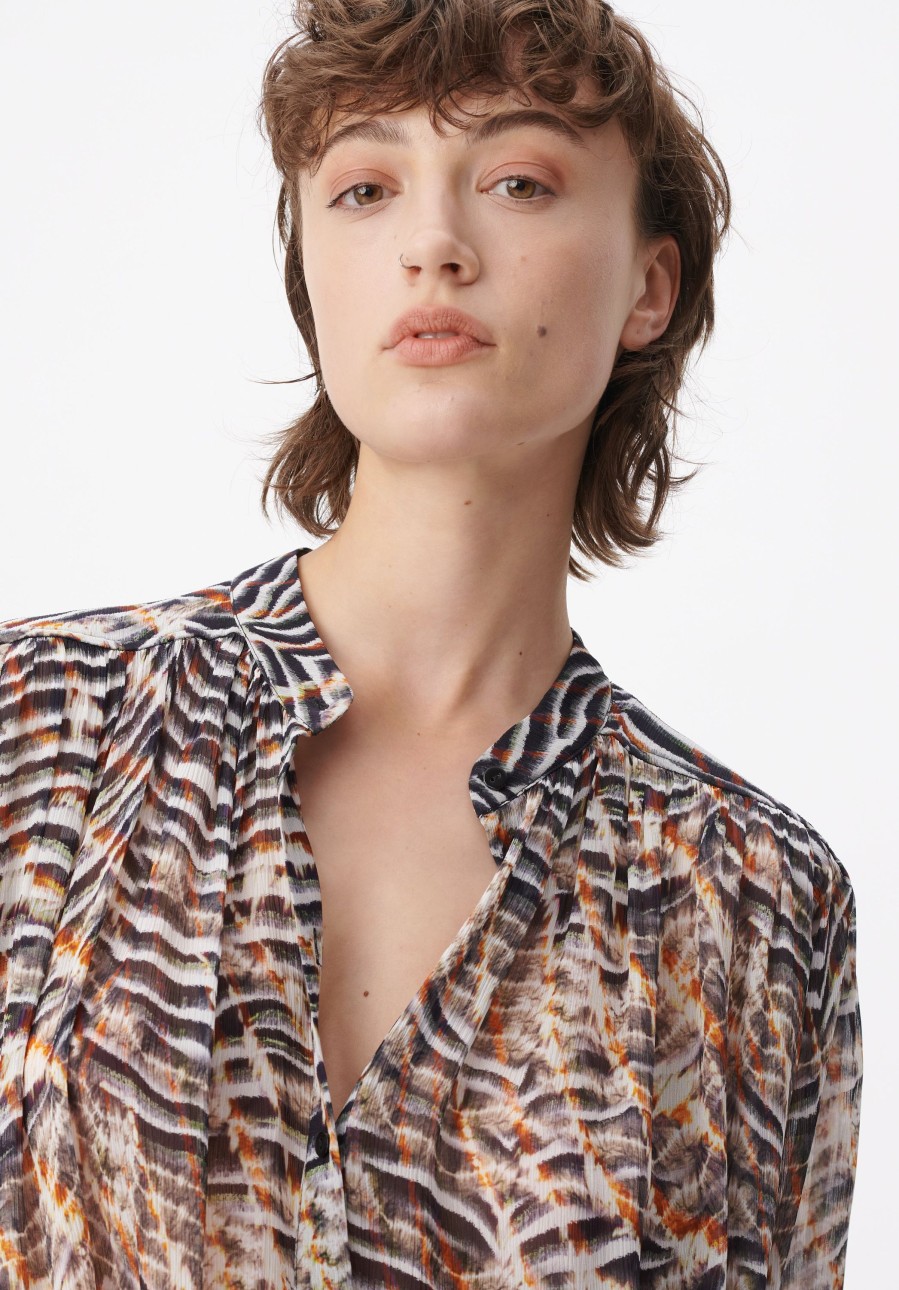 Frau Lala Berlin | Blouse Baylin Zebra Shibori