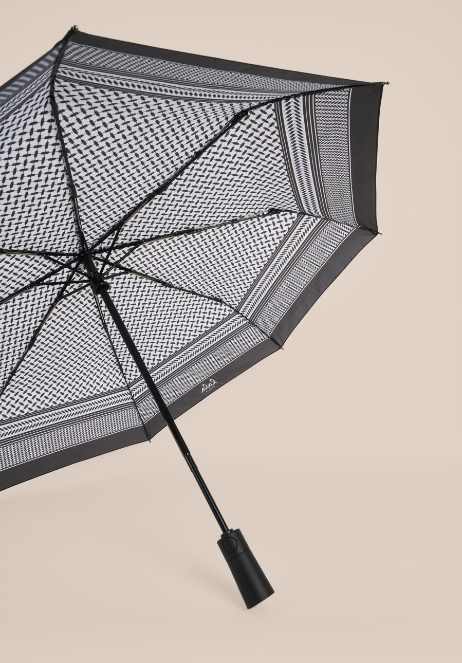 Frau Lala Berlin | Umbrella Ulla Heritage Off-White_Black