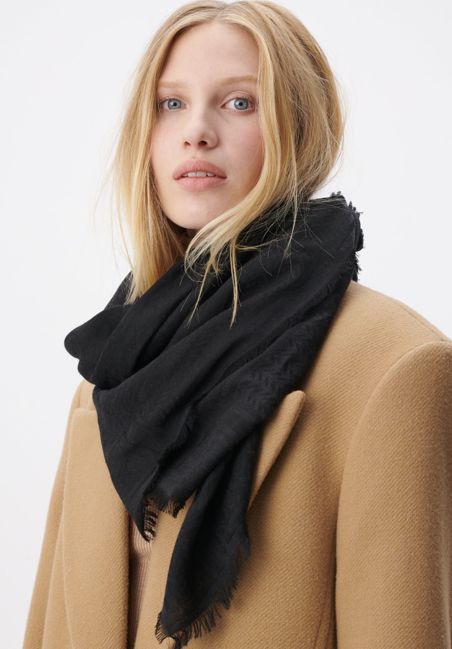 Frau Lala Berlin | Scarf Aeryn Heritage Black