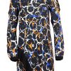 Frau Lala Berlin | Pre-Loved Dress Mina Crepe Print-S Flowersplash Black