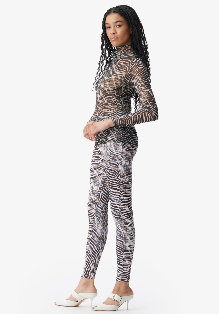 Frau Lala Berlin | Legging Leonie Dark Zebra Shibori